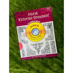 Florid Victorian Ornament‎ Book Only Dover Clip Art Designs No CD